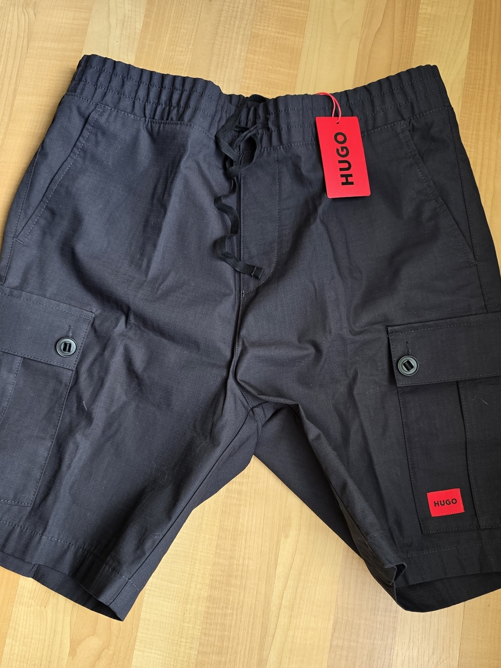 HUGO BOSS Men's Cotton Tonal-Print Pull-On Shorts